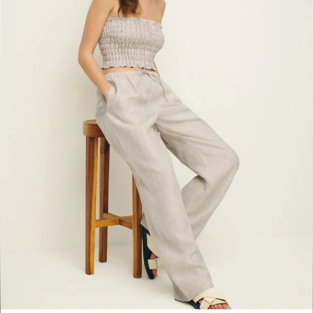 Reformation Linen Pants Set - Picture 1 of 15
